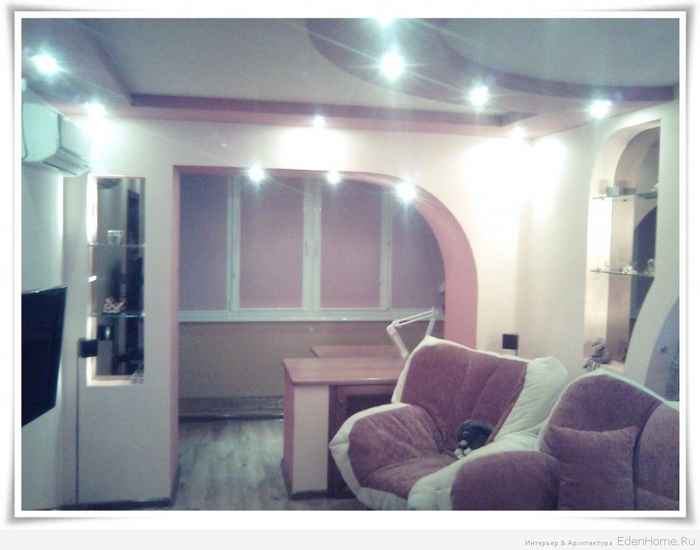 Украшение интерьера дома, фрески в современном интерьере фото Полки из гипсокартона в интерьере фото и сочетание зеленого и голубого в интерьере